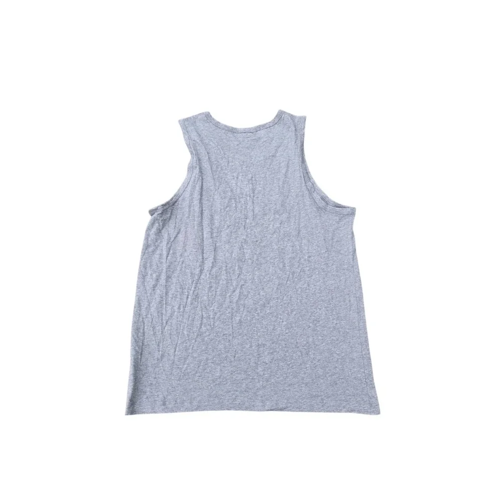 Nike Just Do It Mens Large Cotton Tank Top In Gray